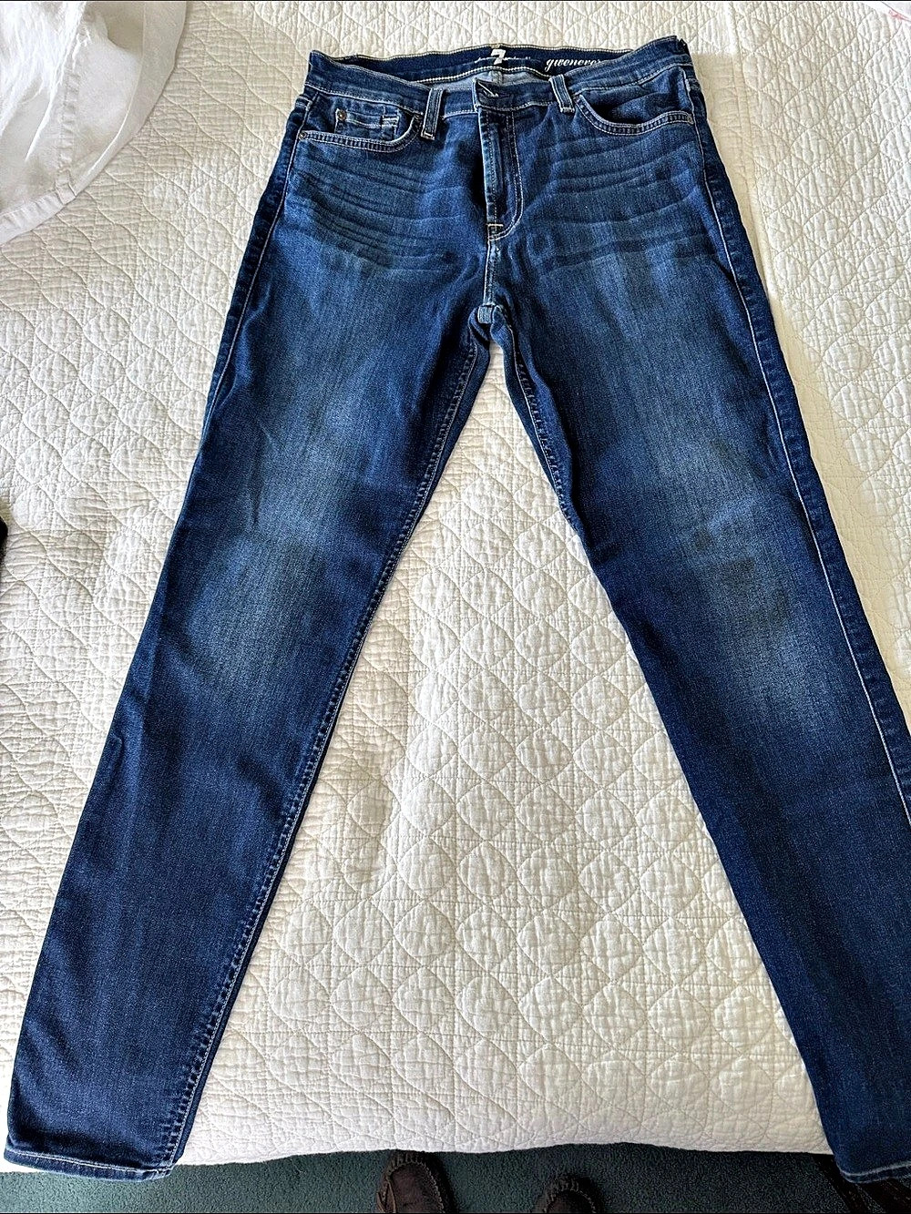 True Religion Skinny Jeans in Blue Waist 32